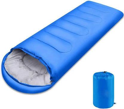 Portable Camping Sleeping Bag Ultralight 0.75kg Envelope Waterproof 170T Polyester Hollow Cotton Warm Outdoor Hiking Backpacking