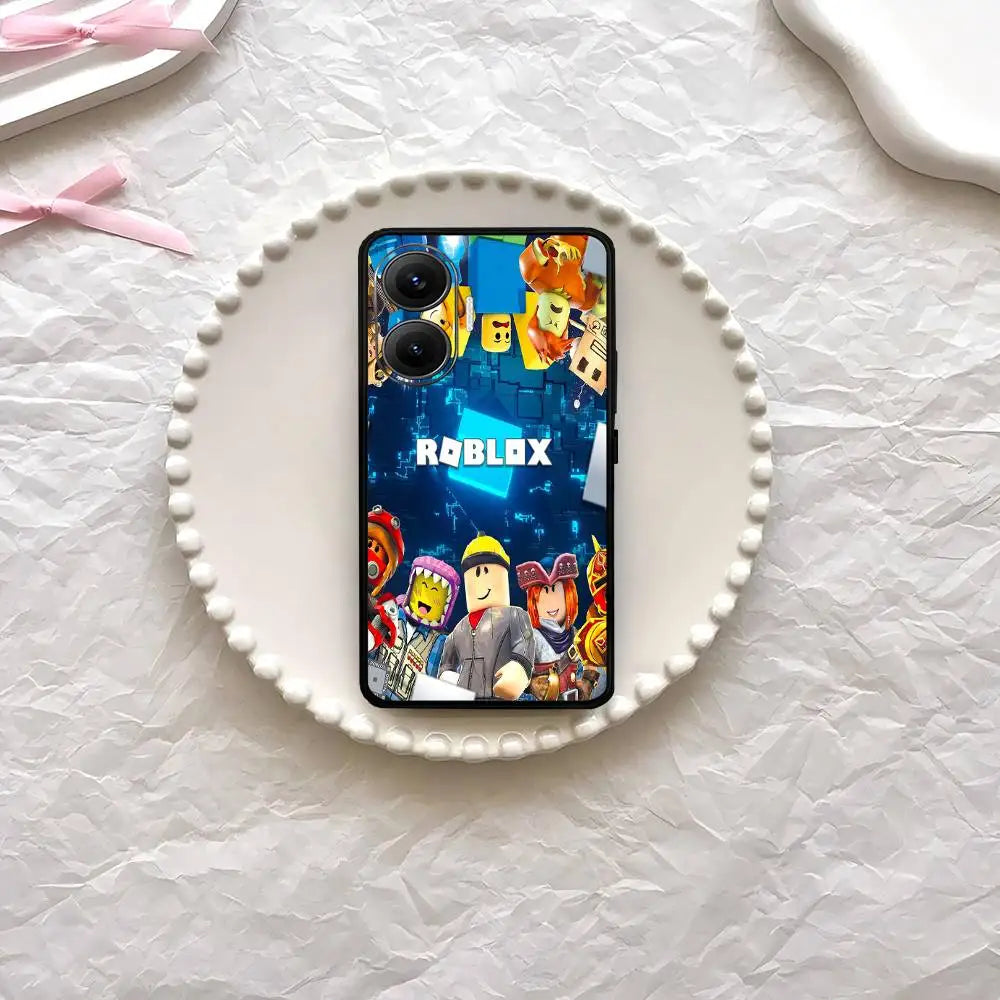 Game-R-rOBLOXE Phone Case For Xiaomi Mi 5X 8 9 10 11 12 Lite Pro 10T PocoX3pro PocoM3 Note 10 Pro Lite