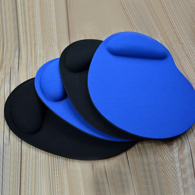 Mouse Pad With Wrist Support Comfortable Mousepad With Smooth Wrist Rest Surface Non-Slip PU Mouse Pad For Office Home Laptop PC