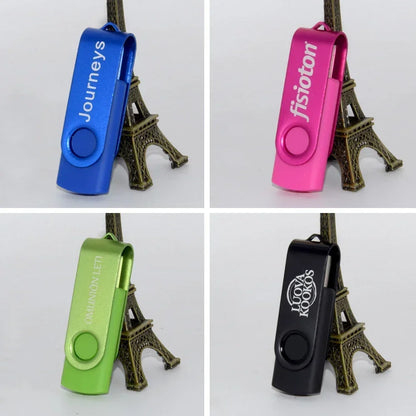 100Pcs/lot USB 2.0 Flash Drive 4GB 8GB Pen Drive 128M Usb Sticks 1GB 2G Pendrives 16GB Memory Flash 32GB U Disk Free Custom Logo