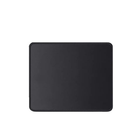 Solid black small mouse pad, desktop pad, computer accessory, rubber anti-slip office pad, suitable for office work and gaming,