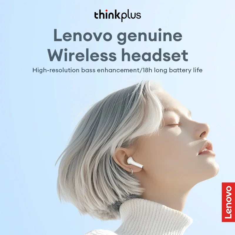 Lenovo LP5 Pro Wireless Bluetooth 5.4 Earphones TWS HiFi Sound Headphones Earbuds Gaming Sports Headset Touch Control With Mic