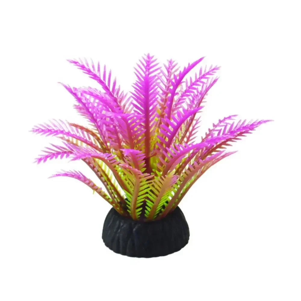 Vibrant Artificial Seaweed Aquarium Plants - Diverse & Lifelike Fish Tank Landscaping Decor