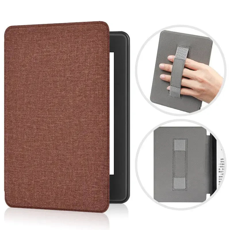 Handle Case for Kindle 2022 Paperwhite 5 4 3 Magnetic Cover 2021 8th 10th 11th Generation 6 6.8 Inch Hand Strap Protective Shell