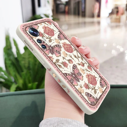 Classicism Flower Phone Case For Xiaomi Mi 17 15T 14T 14 13 13T 12 12T 11 Ultra lite 10 10S 11T 10T 9T Pro Lite Poco F5 5G Pro