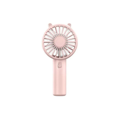 Portable Handheld Fan Mini USB Rechargeable Fan Cute Desktop Cooling Small Silent Fan Adult Children Outdoor Dormitory Travel