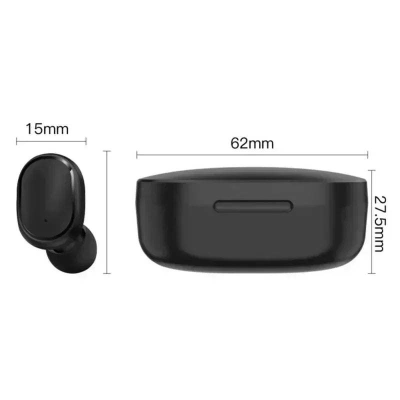 Écouteurs Bluetooth sans fil E6S TWS avec microphone intégré et réduction de bruit