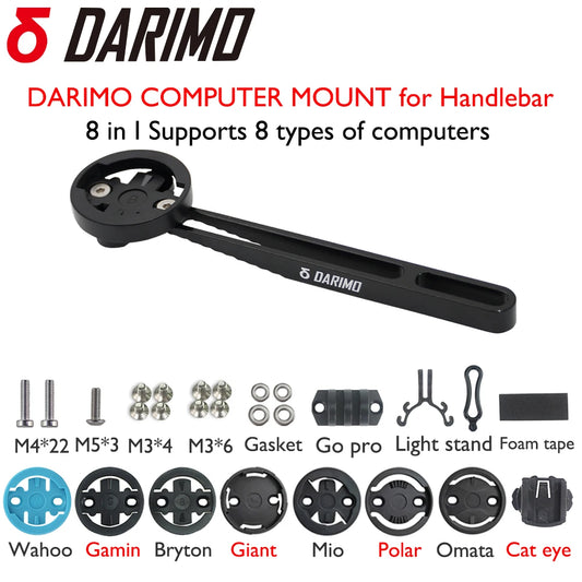 DARIMO computer stand, supports 8 types of computers, color/normal dial, CNC aluminum alloy bicycle accessories
