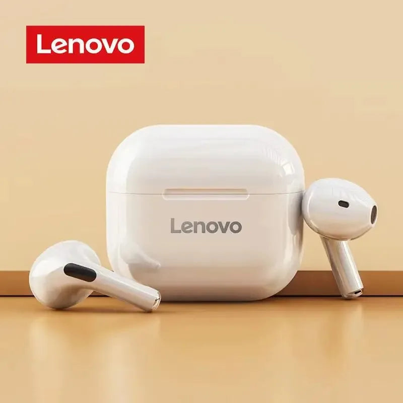 New Lenovo LP40 Earphones TWS Wireless Bluetooth Earbuds Bass Touch Control Stereo Noise Reduction Long Standby Original