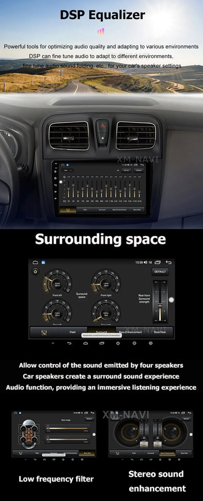 Car Radio Multimedia Video Player GPS Navigation QLED Touch Screen For Lada Niva 2021 - 2023 Android 16 Auto Wireless Carplay