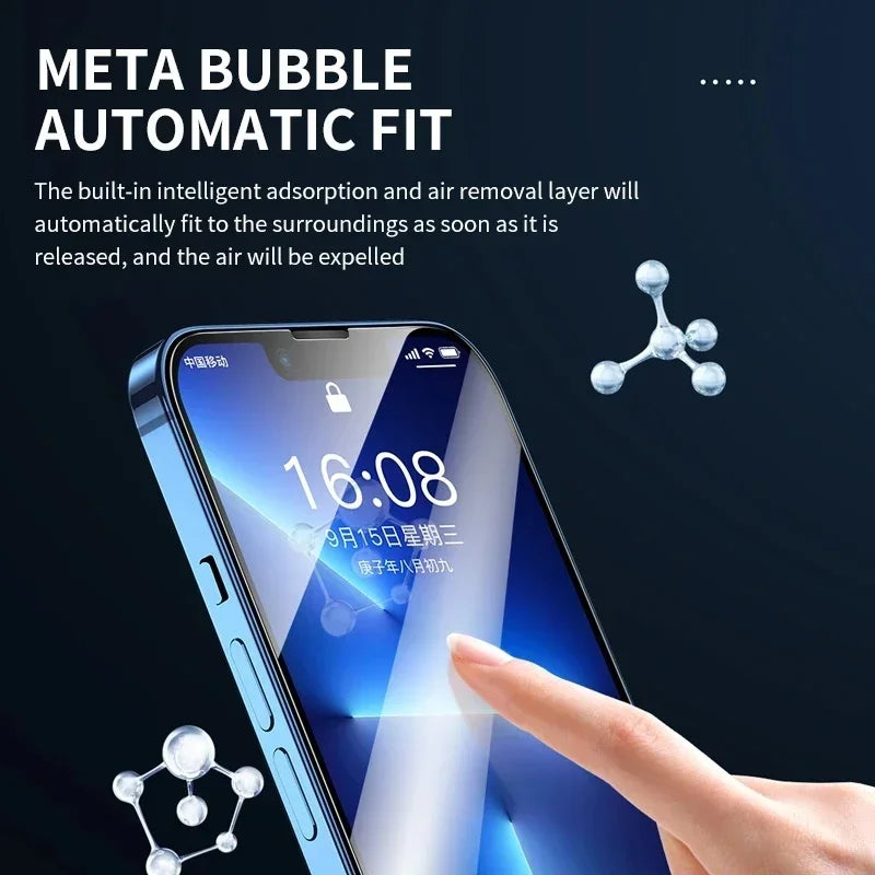 3 Stück gehärtetes Glas für iPhone 14, 13, 12, 11, 15 Pro Max, Mini, Displayschutzfolie für iPhone 17, XR, XS Max, 7, 8 Plus, 16