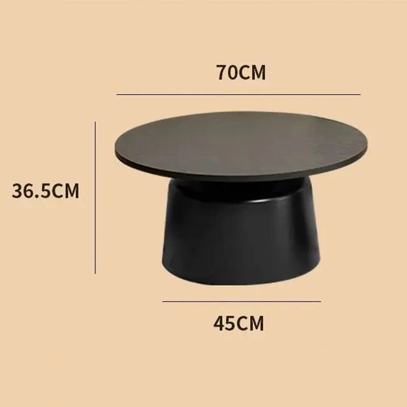 DIY Coffee Table Modern Living Room Combination Furniture Tee Table Nordic Luxury Circular Coffee Tables Art Decoration Tables