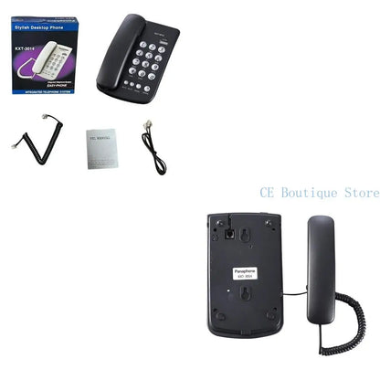 652F Landline Phones Fixed Telephone for Office Home Bathroom Emegency Telephone