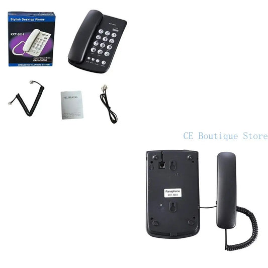 652F Landline Phones Fixed Telephone for Office Home Bathroom Emegency Telephone