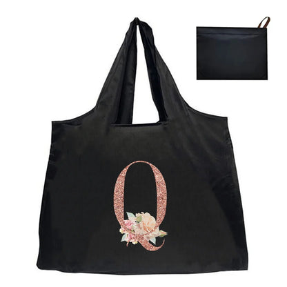 Shopping Bag Tote Bag Foldle Grocery Organizer Reusable Handbags Shoulder Bags Convenient Large-Capacity Large Tote For Fashion