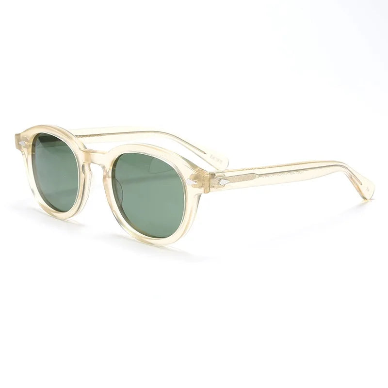 Lemtosh Sunglasses Man Johnny Depp Polarized Sun Glasses Woman Luxury Brand Vintage Acetate Frame Driver's Shade
