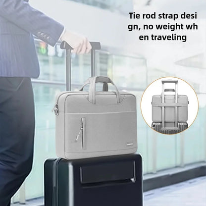 Business Laptop Bag Case Shoulder Tote Bag Notebook Bag Briefcase For 13 15 17 Inch Macbook Air Pro HP Huawei Asus Dell Handbag