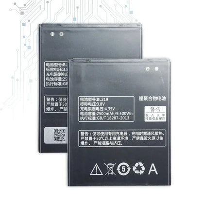 Smart Phone Battery BL219 2500mAh Battery Use for Lenovo A880 S856 A889 A890e S810t A916 High Quality Batteries Warranty