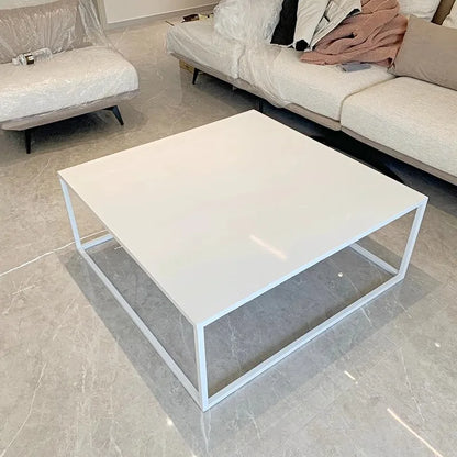 Creative Furniture Metal Small Coffee Table ,Small Apartment Living Room Personality  Modern Minimalist Iron Table