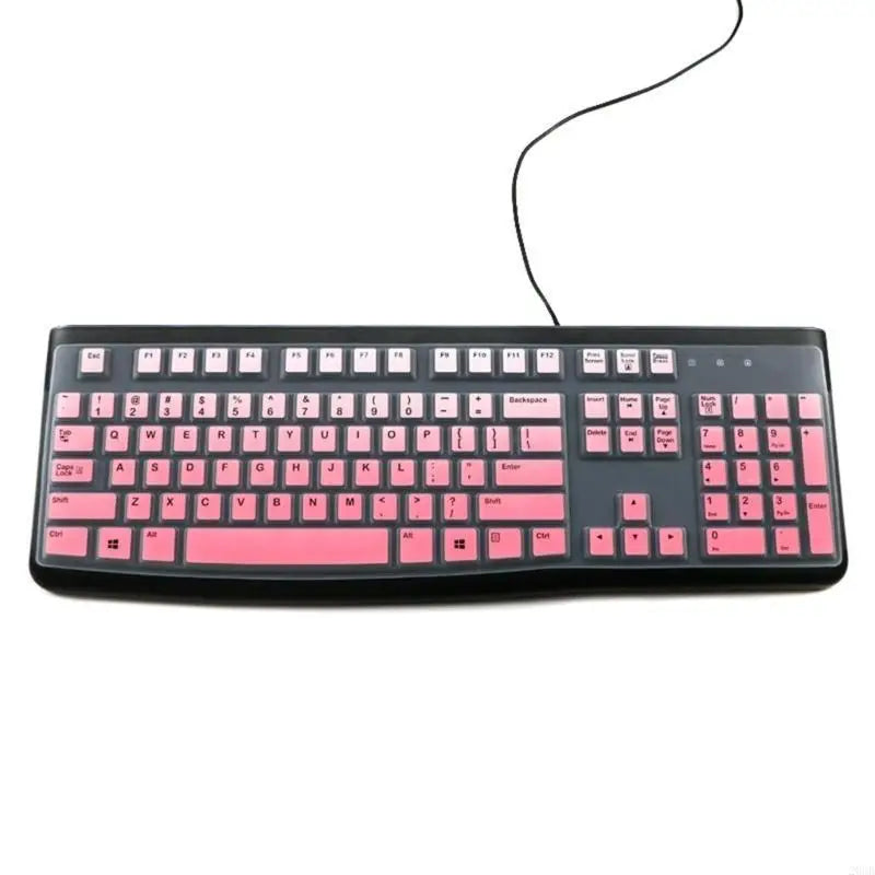 20CB Keyboard Cover for K120 MK120 Corded Keyboard Silicone Keyboard Protectors Skin Ergonomic Keyboard Protective