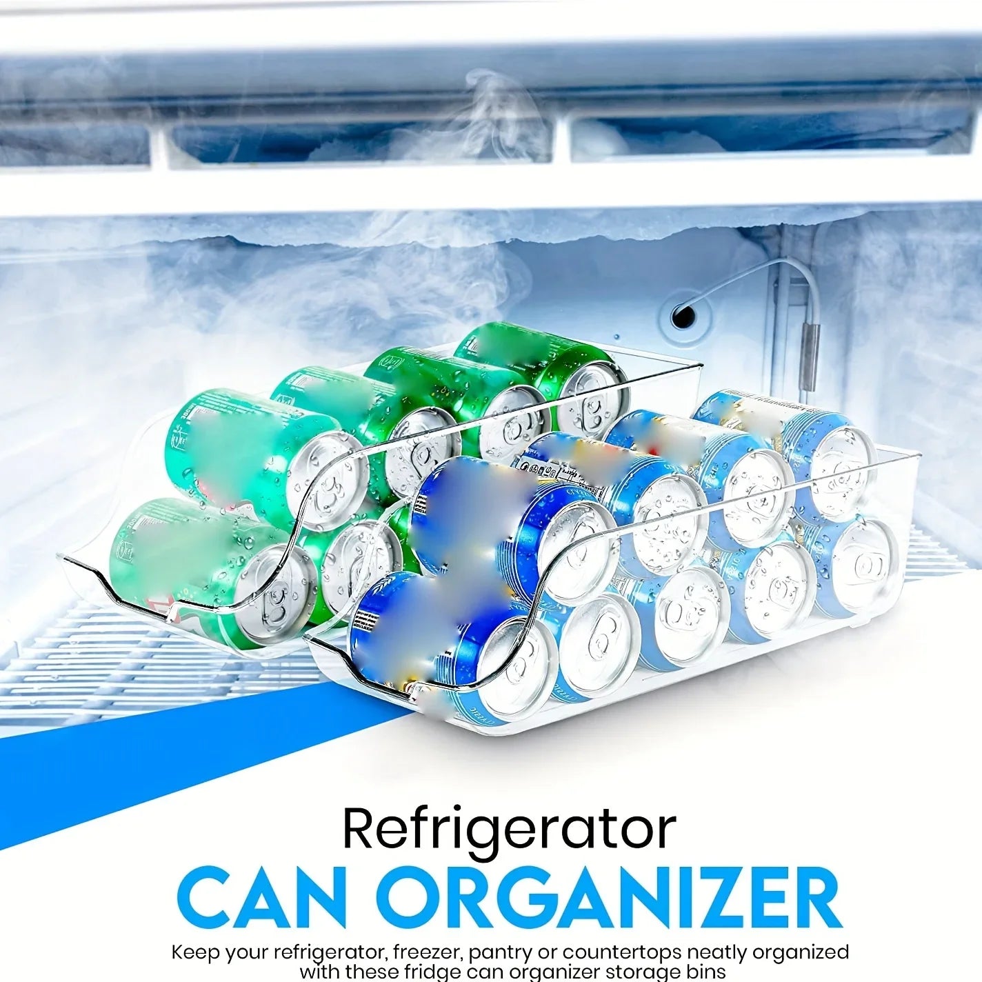 1 Piece Kitchen Storage Cans, Soda Cans, Storage Cans, Refrigerator Freezer Organizers, Can Dispensers, Kitchen Accessories