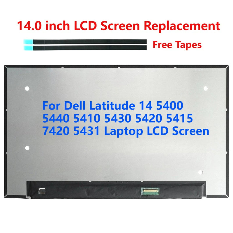 For Dell Latitude 14 5400 5440 5410 5430 5420 5415 7420 5431 Laptop LCD Screen