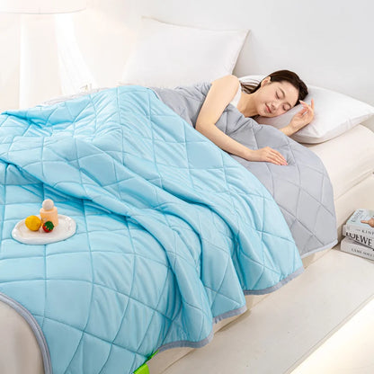 Grade A Breathable Cooling Quilt Thin Cool Comforter Summer Blanket  Soft Airable Air Conditioner Comforter of Lightweight Duvet