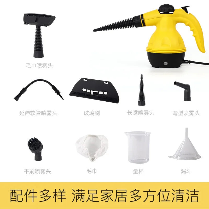 Hand-held High Temperature Steam Cleaner for Kitchen Range Hood Cleaning Home Bathroom, Car Cleaning Tools