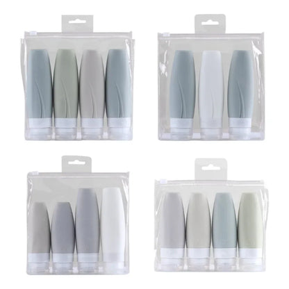 Travel Bottles Set, Travel Containers for Travel Size Toiletries, with Portable Quart Bag, Storage Shampoo Lotion, Leak Proof