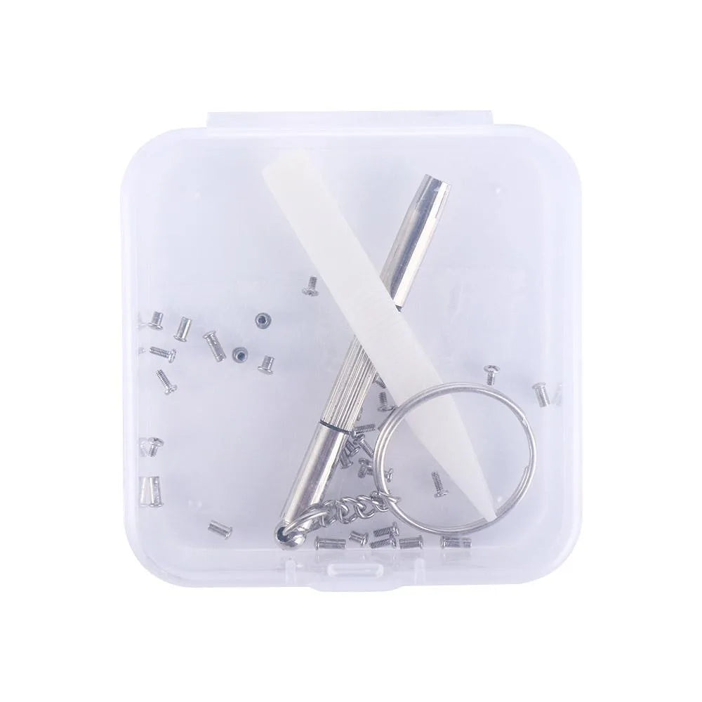 Screws Replacement With Tweezers Sun Glasses Nuts Glasses Screws Sets Eyeglass Nose Pads Sunglass Repair Tool Glasses Screws