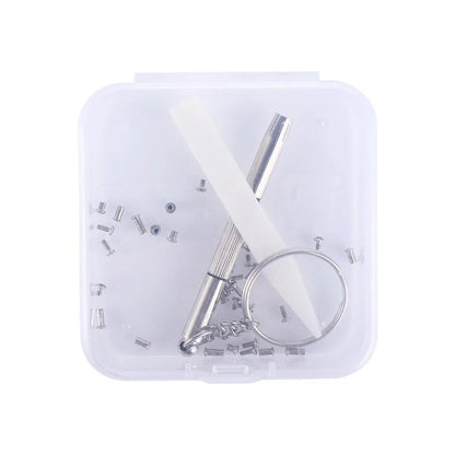 Screws Replacement With Tweezers Sun Glasses Nuts Glasses Screws Sets Eyeglass Nose Pads Sunglass Repair Tool Glasses Screws