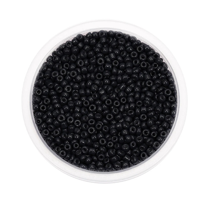 1000/500pcs 3/4mm Glass Seed Beads DIY Accessories Jewellery Making Materials Supplies Pony Bead For Craft Bracelets Jewelry