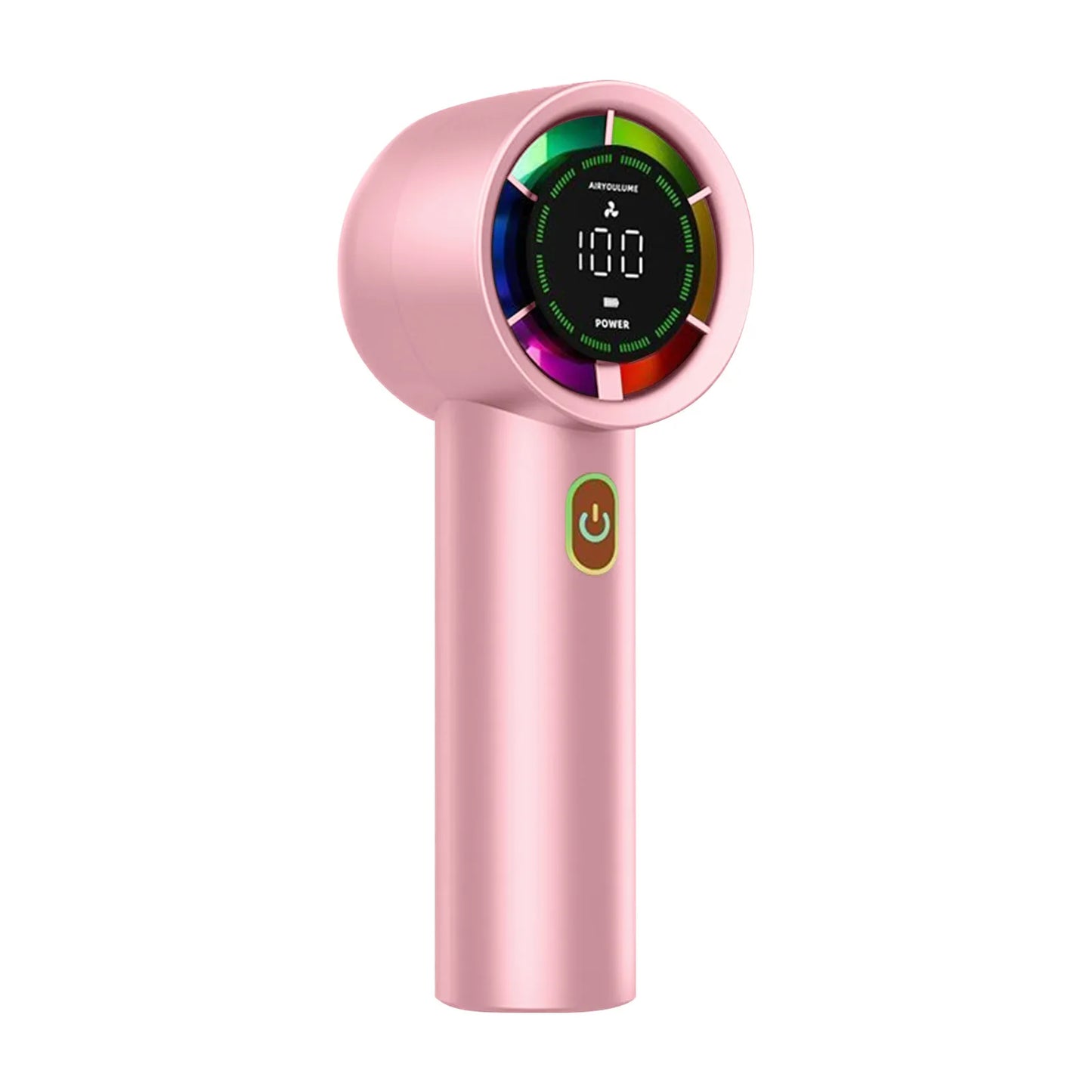 Portable Handheld  MINI Fan USB Rechargeable Mini Fan With Digital Display Screen Small Electric Fan for Outdoor Camping