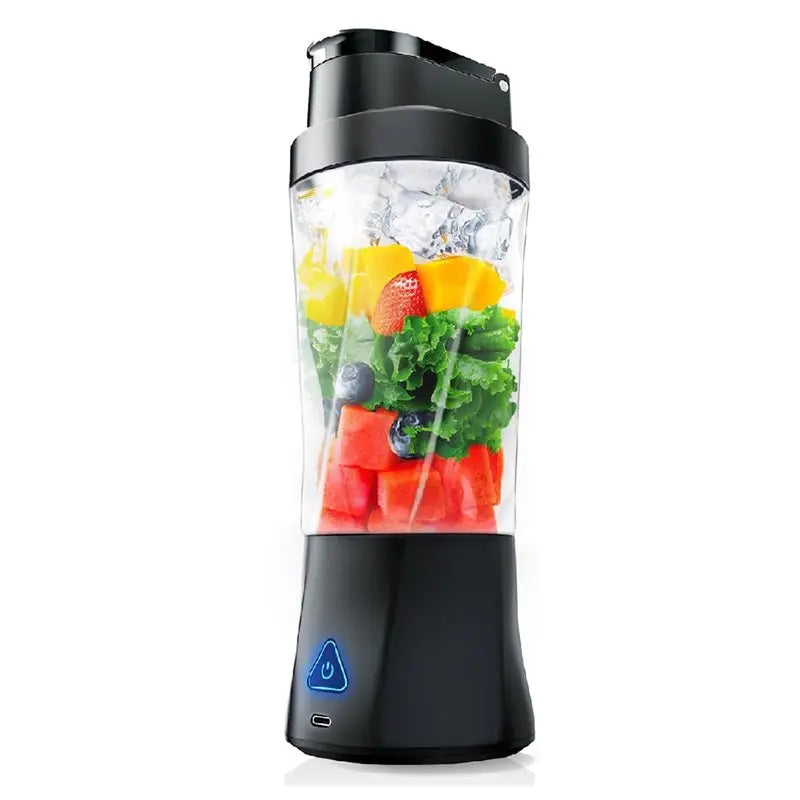 B89B-Portable Blender, Cordless USB Rechargeable Mini Smoothie Maker Multi-Functional Fruit Blender For Home Office Travel Usage