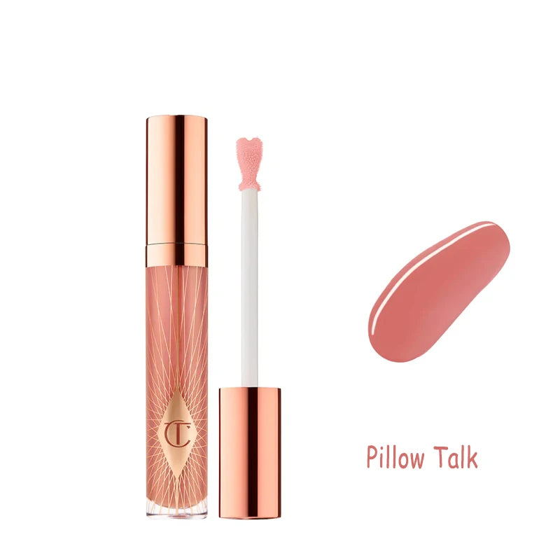 Charlotte Tilbury Makeup Lipstick Walk of No Shame Graceful Pink Pillow Talk Moisturizing Plumping Lip Gloss Strawberry Vanilla