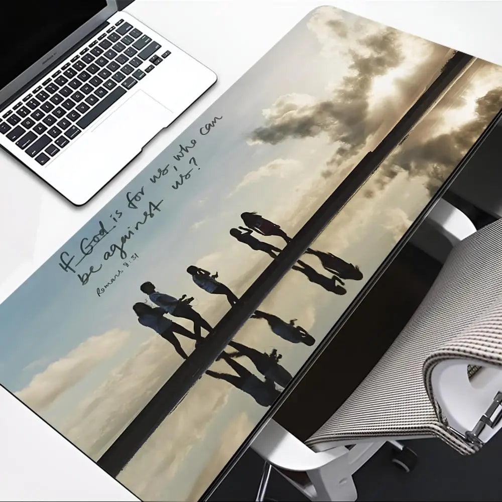 Bible Verse     Mouse Pad Game mouse pad face gamer desk pad mouse pad carpet accessories table pad