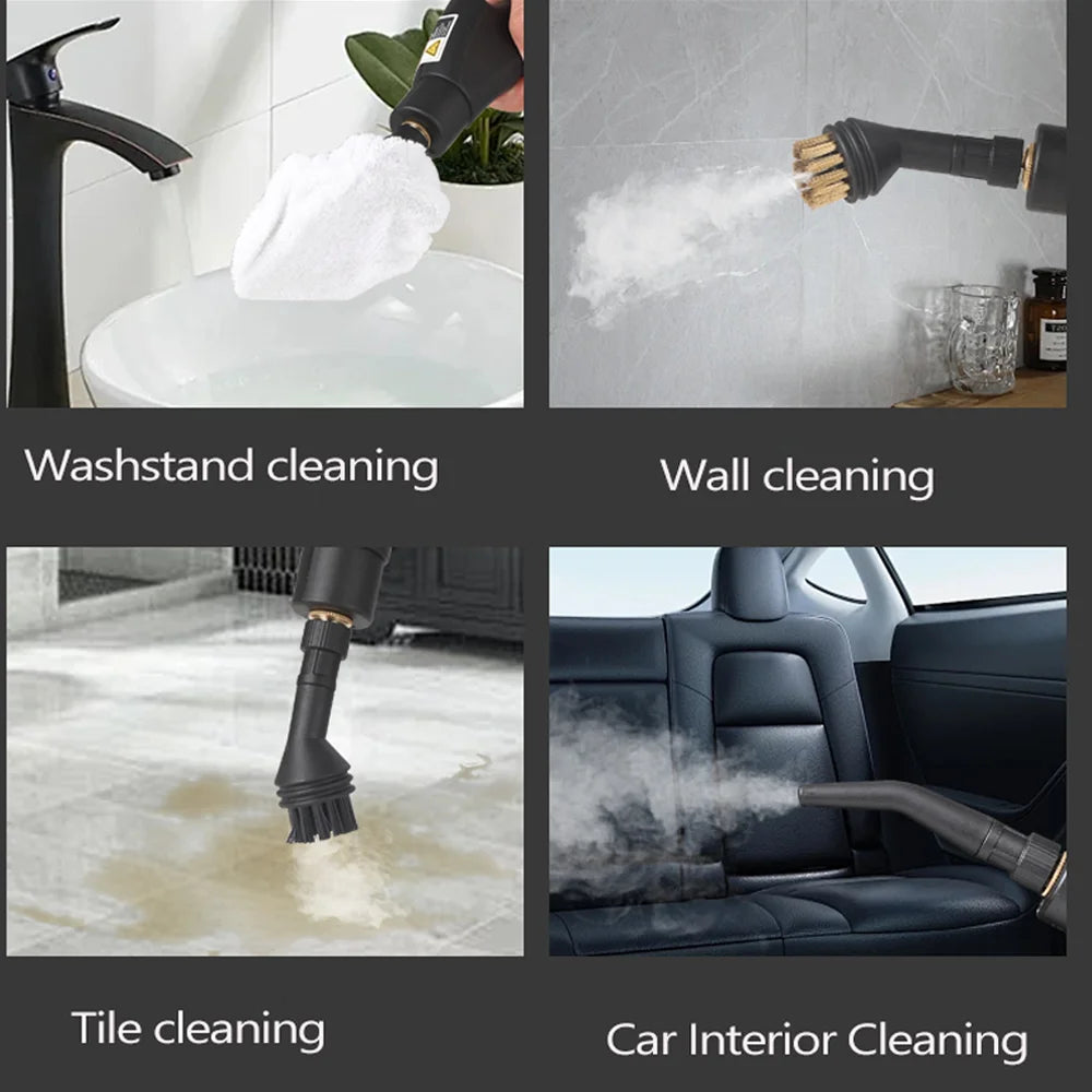 Kitchen Glass Steam Cleaner, Grease Remover, High-Temperature Carpet Sanitizer, Bathroom Bathtub Cleaner Household cleaning tools suitable for disinfecting and cleaning range hoods, air conditioners, and home appliances