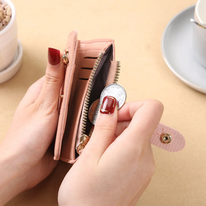 Ladies' wallet; short purse for women; high-end feeling cross-border multi-functional coin purse for women