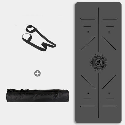 Yoga Mat Non Slip Eco Friendly Fitness Exercise Mat with Carrying Strap Pro Yoga Mats for Women Workout Mats for Home Pilates