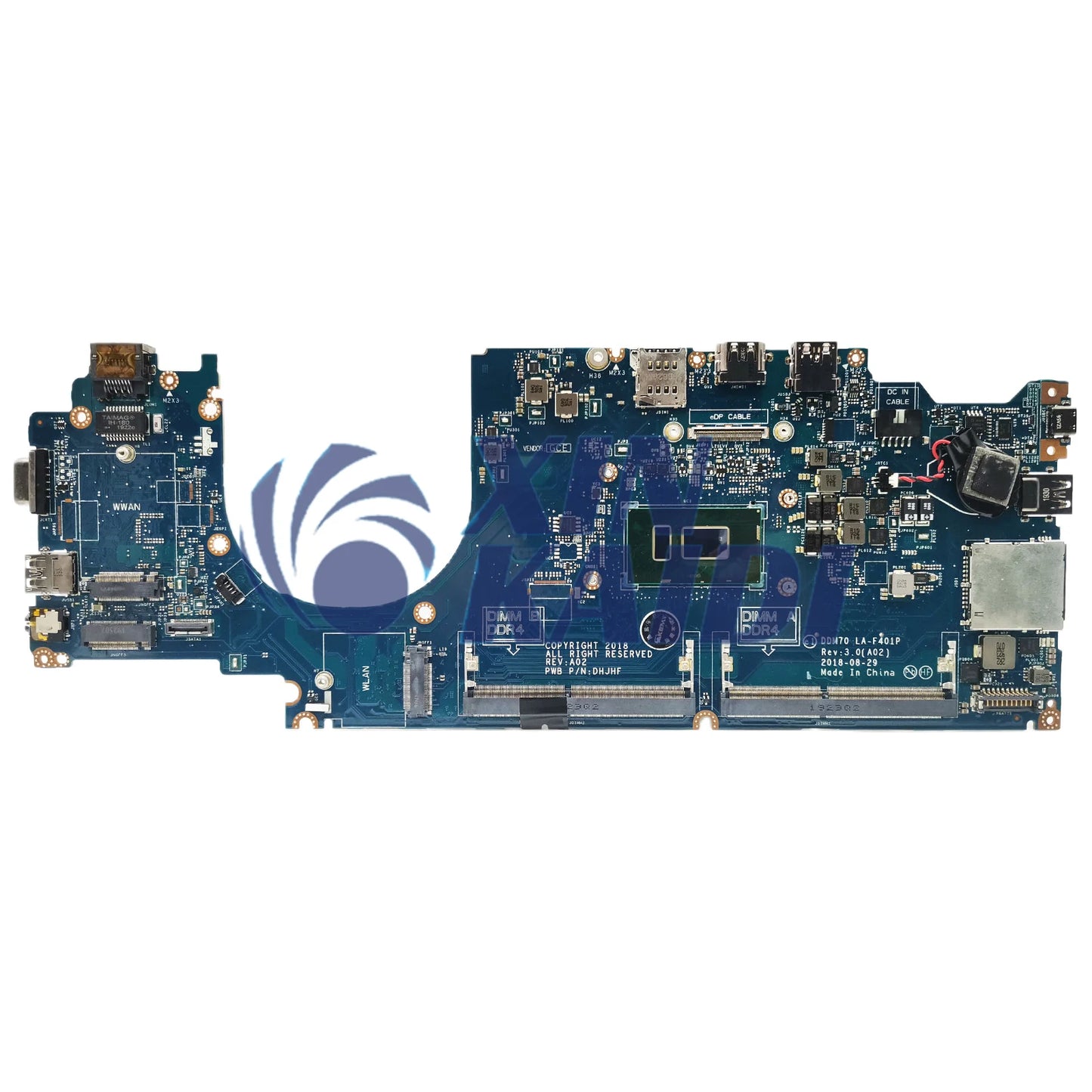 LA-F401P Motherboard For Dell Latitude E5490 Notebook Mainboard 0C08DH 0M71FV 0NJFT2 08KN1W i3 i5 i7 7th 8th Laptop Full Tested
