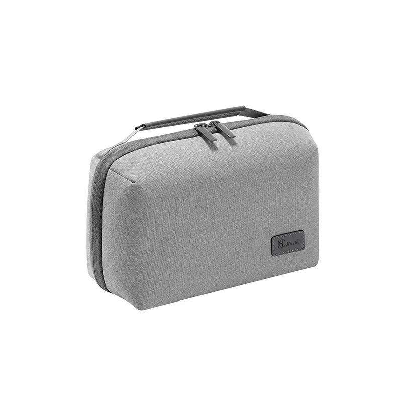 Compact Cable Organizer Bag - Zippered Tech Pouch for Chargers, Cables, Earphones - Durable Travel Storage Bag Accessory