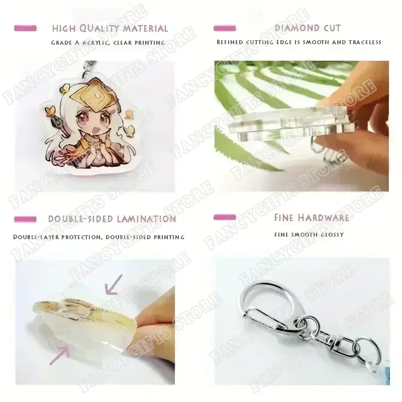Popular Video Game Keychains for Accessories Bag Glados Aperture Laboratories Science Keyrings Jewelry Gamer Fans Gaming Gifts