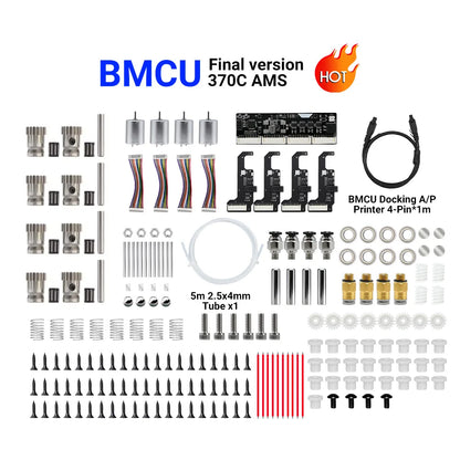 BMCU 370C AMS Lite Auto Refill Farm Unit Bidirectional Buffering Sensor for Bamboolab A1/A1MINI/P1 MMU 3D Printer Durable&Tested