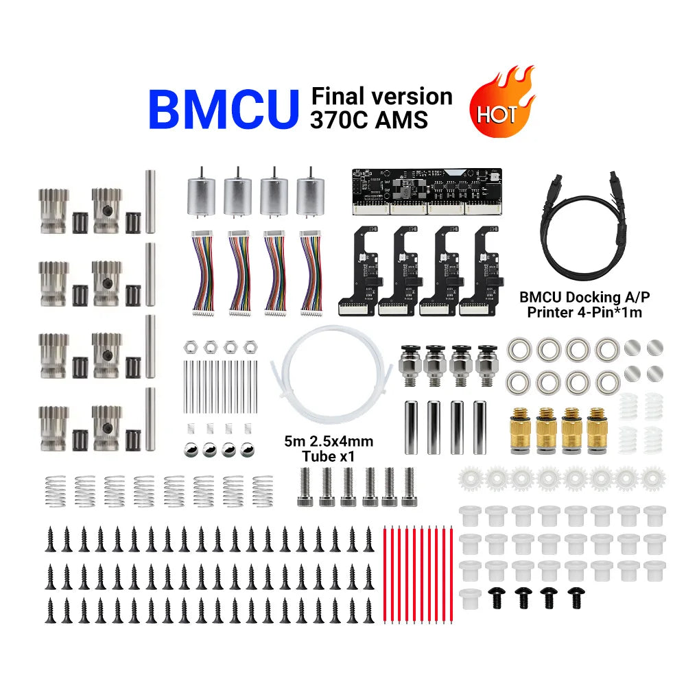 BMCU 370C AMS Lite Auto Refill Farm Unit Bidirectional Buffering Sensor for Bamboolab A1/A1MINI/P1 MMU 3D Printer Durable&Tested