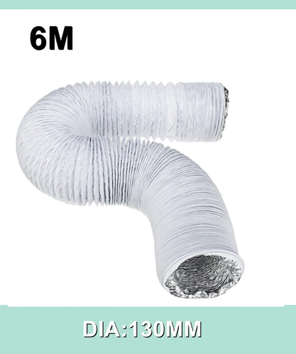 80mm/100mm/110mm/130mm/150mm Portable Air Conditioner Exhaust Vent Pipe Flexible Air Conditioner Exhaust Pipe Vent Hose Outlet