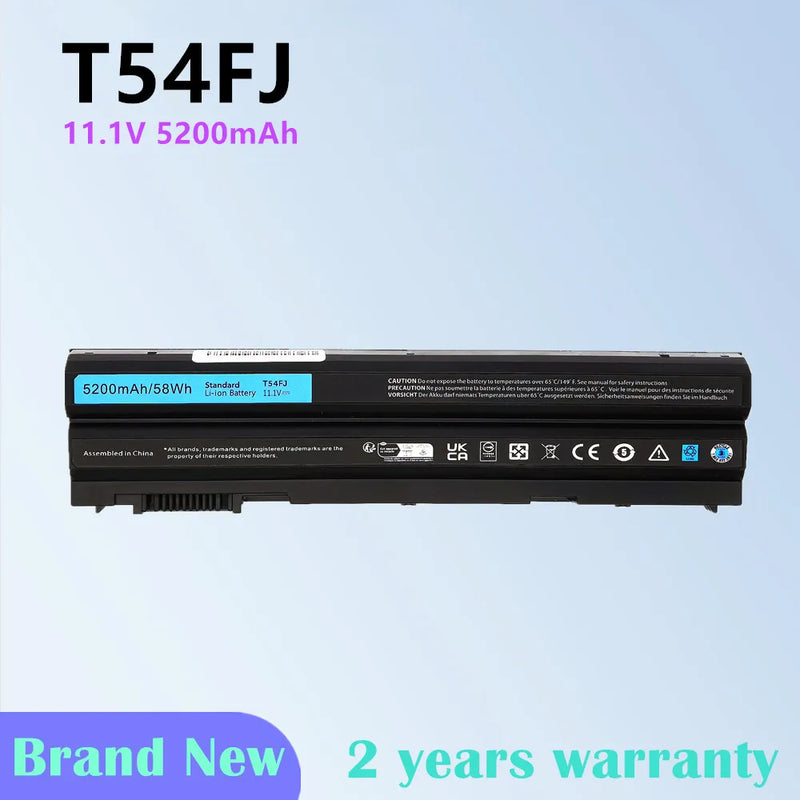 Laptop Battery for Dell Latitude E5420 E5420m E5430 E5520 E5520m E5530 E6120 E6420 E6430 E6520 E6530 T54FJ 8858X 8P3YX P8TC7