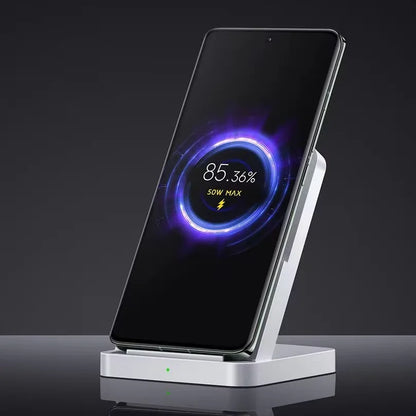 Original Xiaomi 50W Pro Vertical Air-cooled Wireless Charging Fast Charging Qi Stand for Xiaomi 14/13/12S Ultra/10