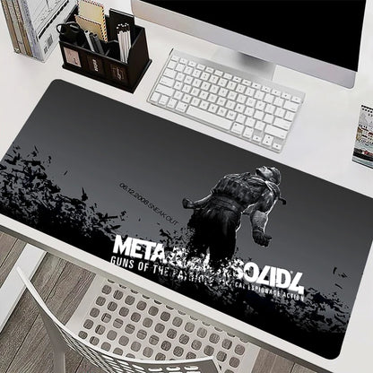 Mouse Pad Office PC HD Anime Gamer Cabinet Keyboard Pad Mousepad Metal Gear Solid Laptop Gaming Accessories Desk Mat XXL Carpet