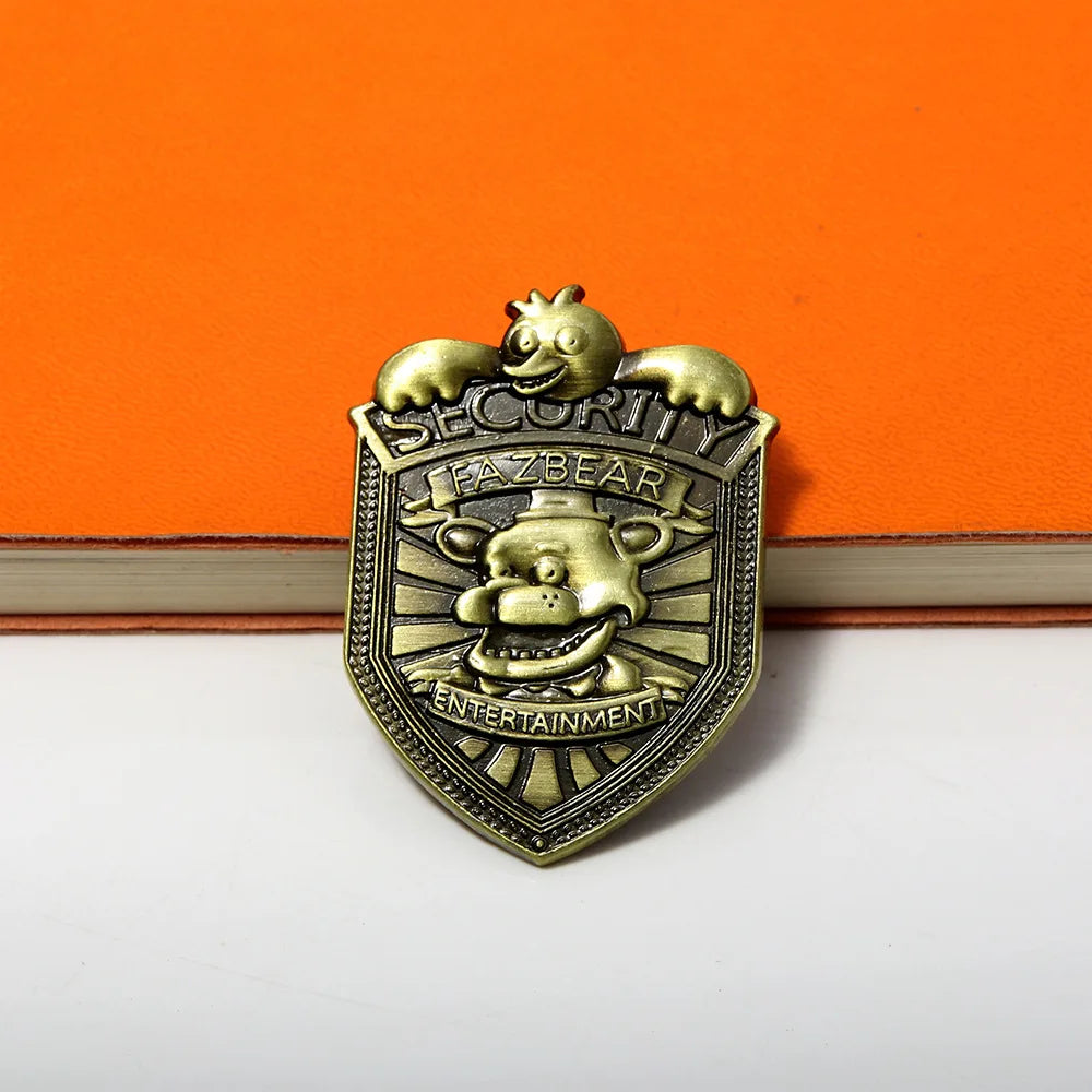 Game Peripherals Five Night At Freddy Brooch Metal Backpack Hat Badge Lapel Pin Fashionable Clothing Accessories Gift For Friend