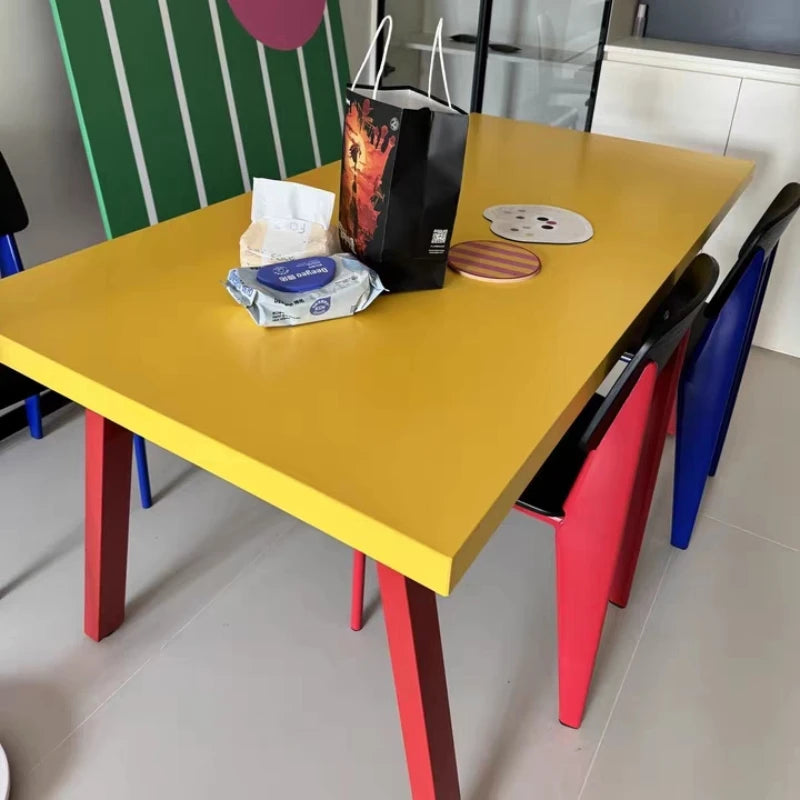 Organiser Legs Dining Table Modern Rectangle Waterproof Living Dining Table Vase Minimalist Muebles Para El Hogar Furniture